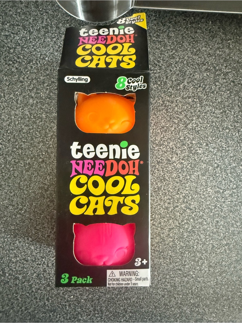 Teenie Needoh Cool Cats 2-Pack - Orange & Pink Only